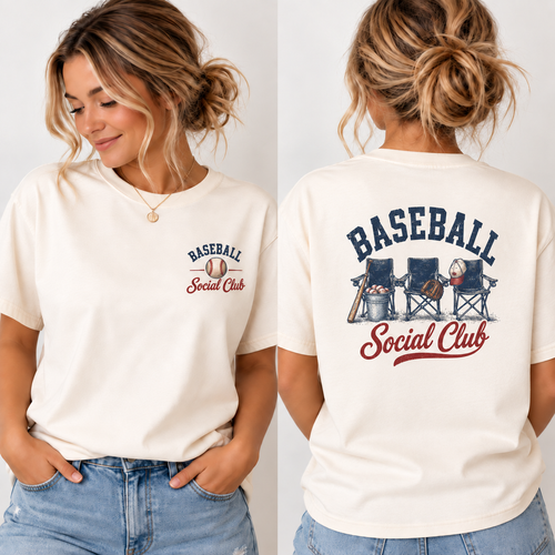 Baseball Social Club front and back