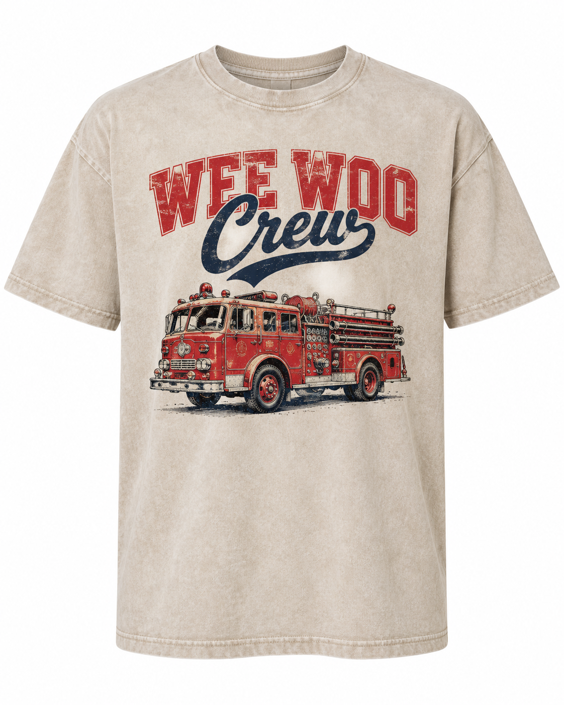 Wee Woo Crew Firetruck T-Shirt